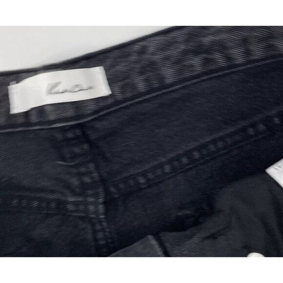 KanCan Dixon Ultra High Rise 90's Boyfriend Jeans Black/Gray Distressed Sz 15/31 - Picture 10 of 13